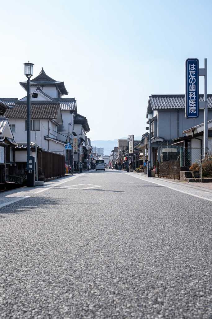 豆田町のメインストリート