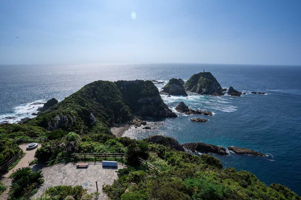 佐多岬展望台からのパノラマ